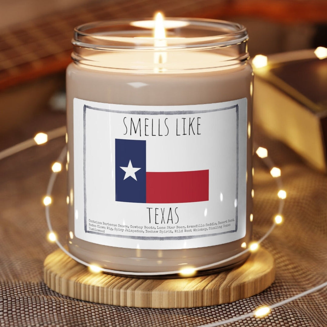 Texas - 9oz Soy Candle, Birthday,  Friend, Birthday Gift, Men Women