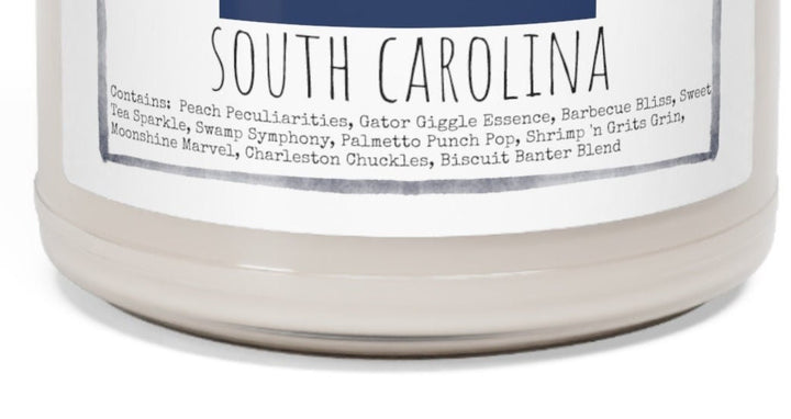 South Carolina - 9oz Soy Candle, Birthday,  Friend, Birthday Gift, Men Women