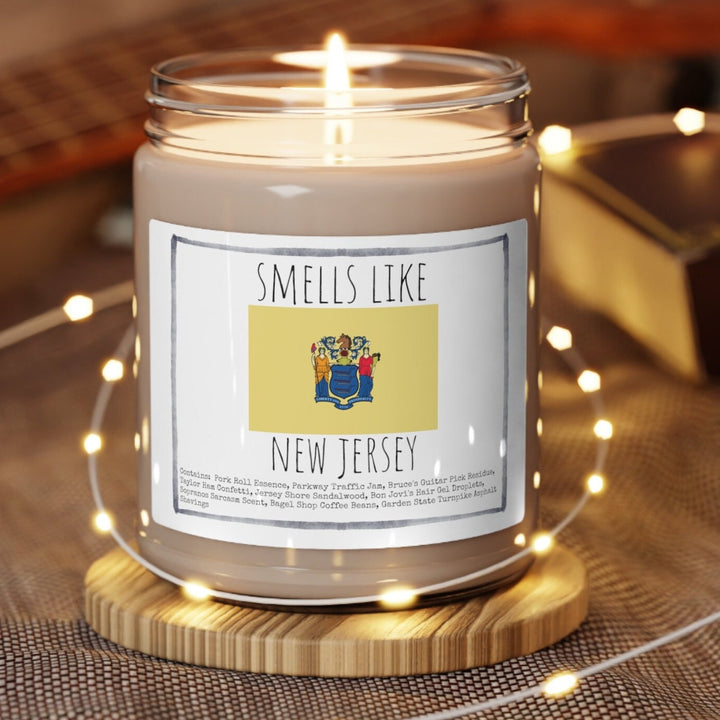 New Jersey - 9oz Soy Candle, Birthday,  Friend, Birthday Gift, Men Women