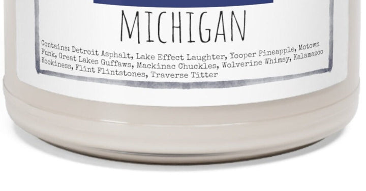 Michigan - 9oz Soy Candle, Birthday,  Friend, Birthday Gift, Men Women