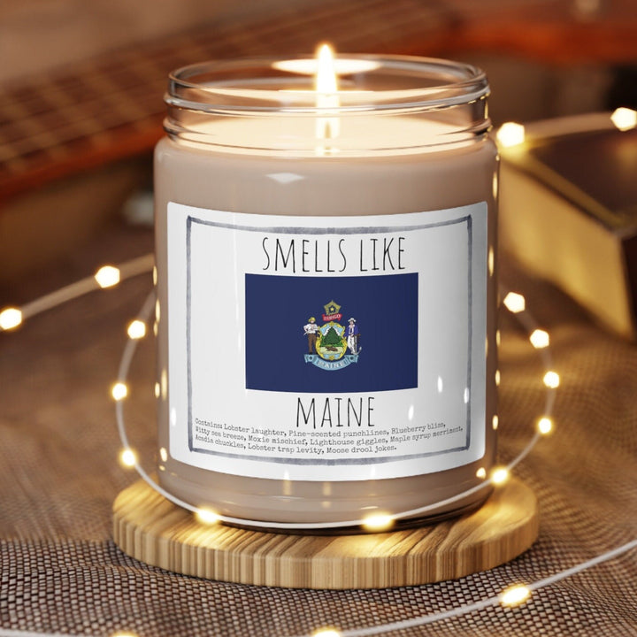 Maine - 9oz Soy Candle, Birthday,  Friend, Birthday Gift, Men Women