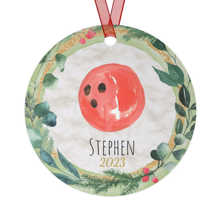 Bowling - Christmas Ornament, Ceramic, Funny Personalized, Tree Decoration