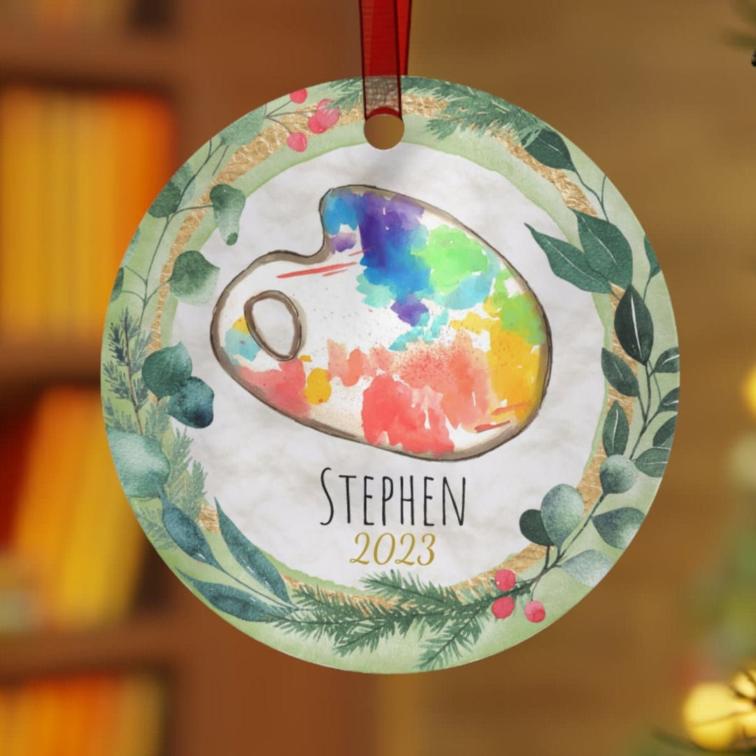 Artist - Christmas Ornament, Ceramic, Funny Personalized, Tree Decoration 6