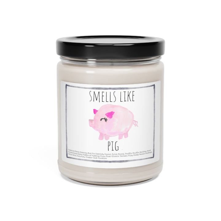 Pig - 9oz Soy Candle, Birthday,  Friend, Birthday Gift, Men Women