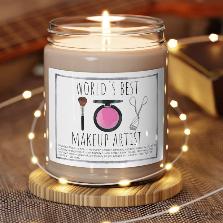 Makeup Artist - 9oz Soy Candle, Birthday,  Friend, Birthday Gift, Men Women