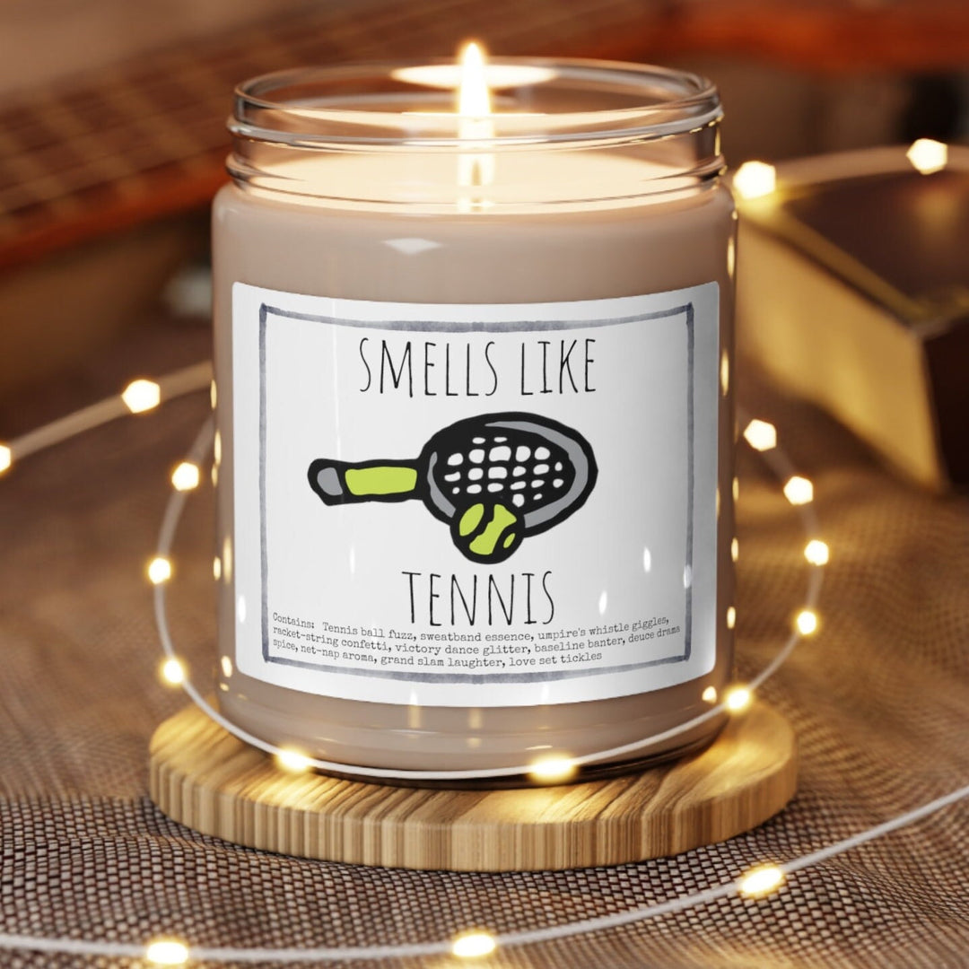 Tennis Player - 9oz Soy Candle, Birthday,  Friend, Birthday Gift, Men Women