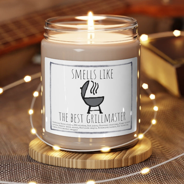 BBQ Grillmaster - 9oz Soy Candle, Birthday,  Friend, Birthday Gift, Men Women