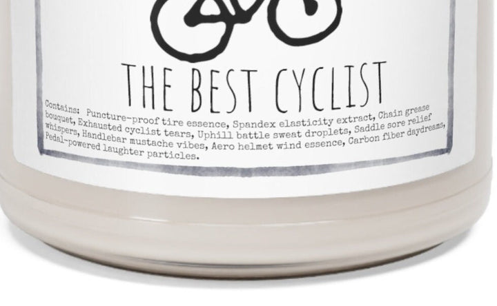 Cycling - 9oz Soy Candle, Birthday,  Friend, Birthday Gift, Men Women 1B