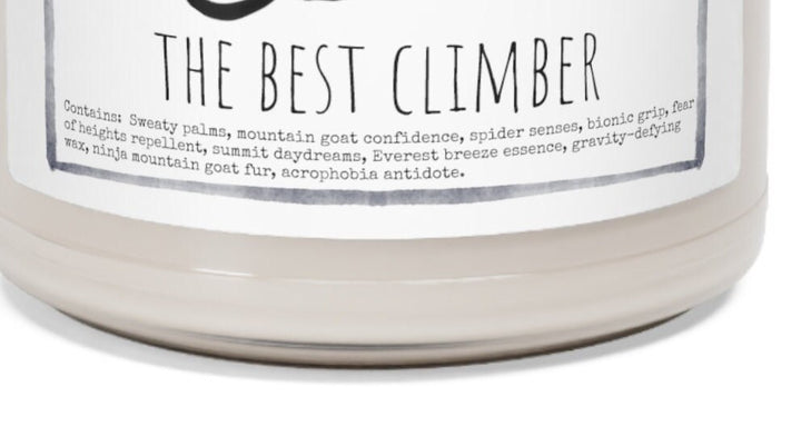 Rock Climbing - 9oz Soy Candle, Birthday,  Friend, Birthday Gift, Men Women 1A