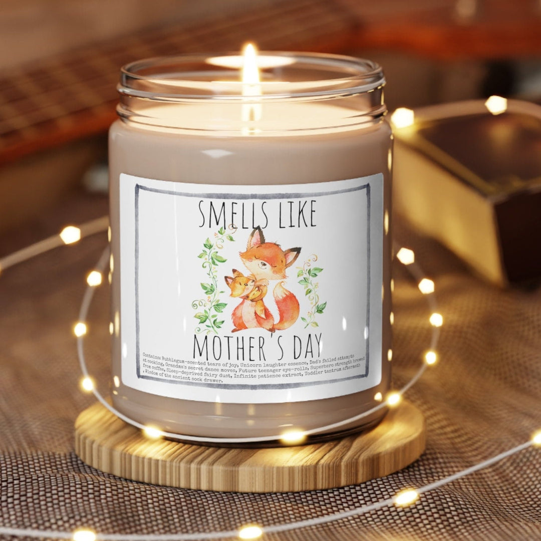 Mother's Day Fox- 9oz Soy Candle, Birthday,  Friend, Birthday Gift, Men Women 1C