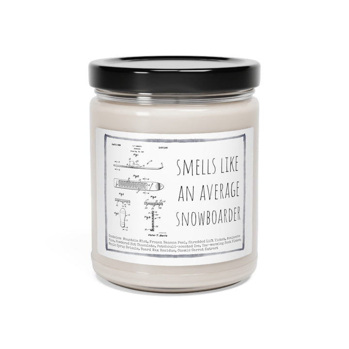 Snowboard - 9oz Soy Candle, Birthday,  Friend, Birthday Gift, Men Women 1A