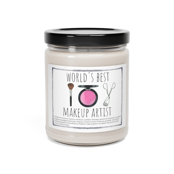 Makeup Artist - 9oz Soy Candle, Birthday,  Friend, Birthday Gift, Men Women