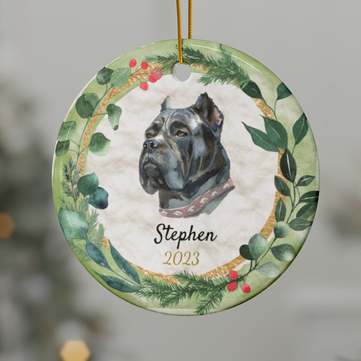 Cane Corso Dog - Christmas Ornament, Ceramic, Funny Personalized, Tree Decoration