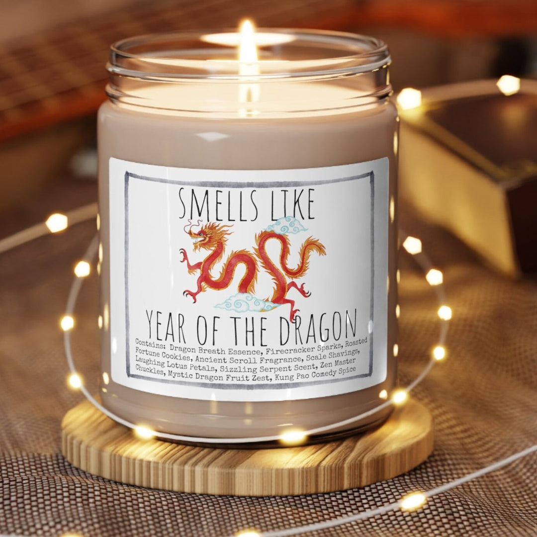 Dragon Year - 9oz Soy Candle, Birthday,  Friend, Birthday Gift, Men Women