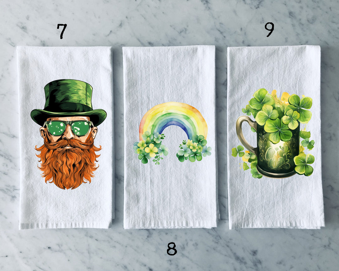 Irish St. Patricks - Kitchen Tea Towel, Hand Dish, Housewarming, Funny, Friend, Gift