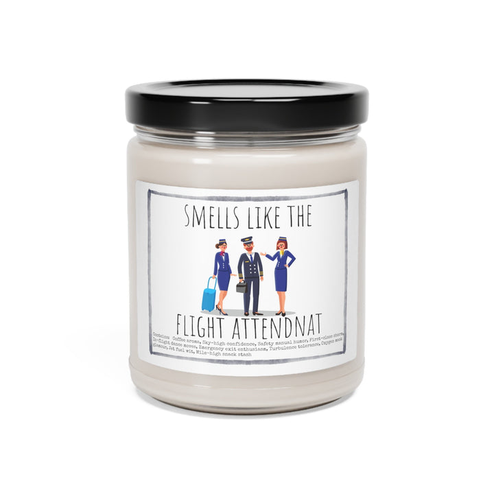 Flight Attendant - 9oz Soy Candle, Birthday,  Friend, Birthday Gift, Men Women