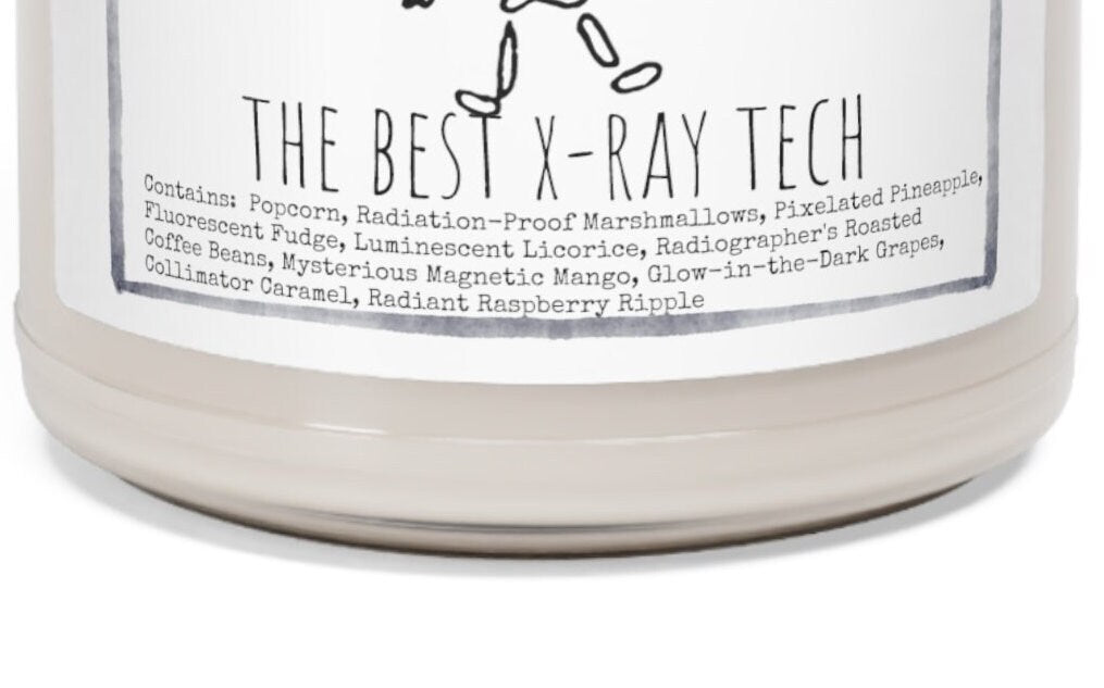 X-Ray Tech - 9oz Soy Candle, Birthday,  Friend, Birthday Gift, Men Women