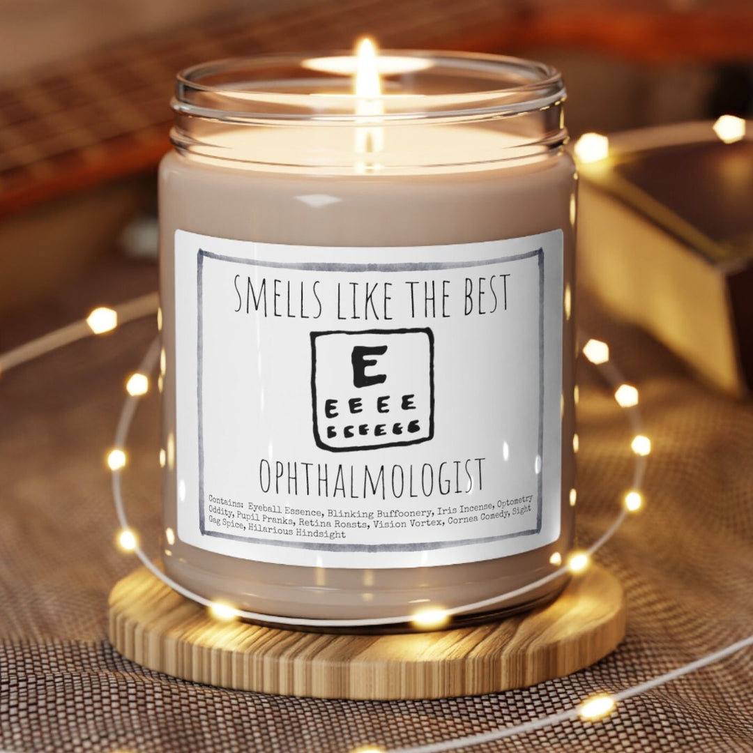 Ophthalmologist - 9oz Soy Candle, Birthday,  Friend, Birthday Gift, Men Women