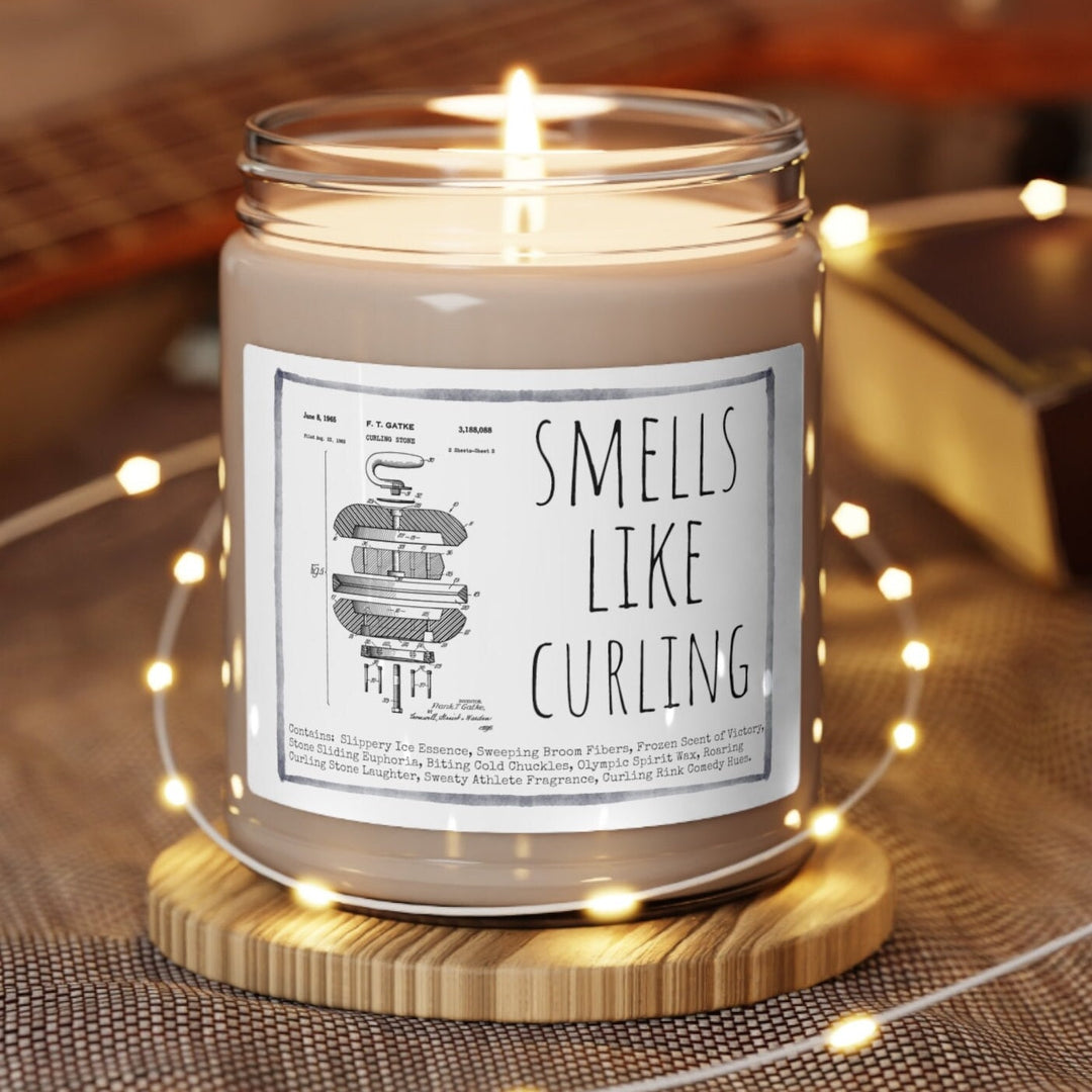 Curling - 9oz Soy Candle, Birthday,  Friend, Birthday Gift, Men Women