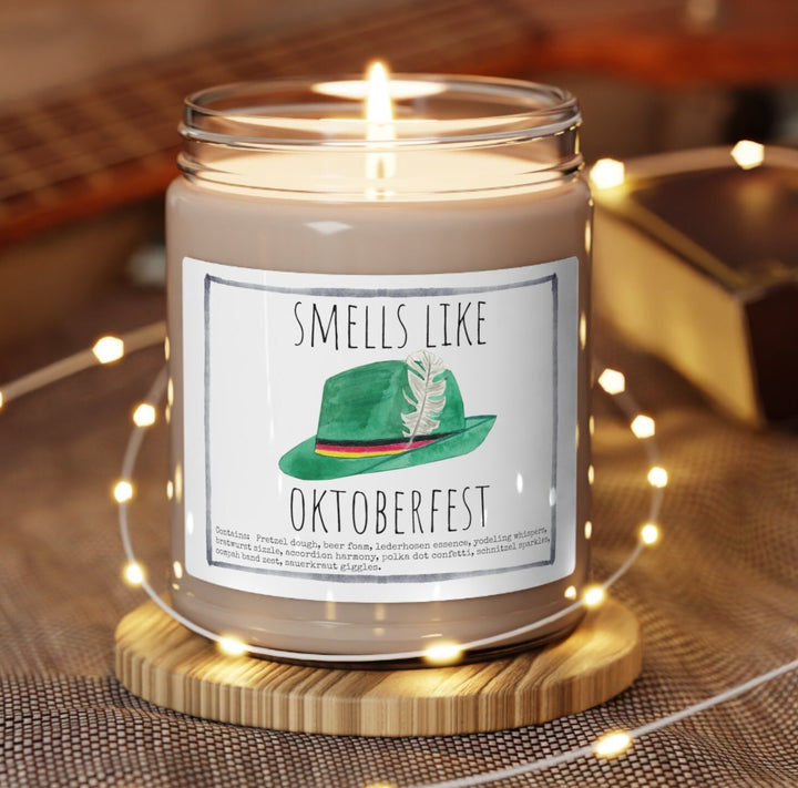 Oktoberfest - 9oz Soy Candle, Birthday,  Friend, Birthday Gift, Men Women