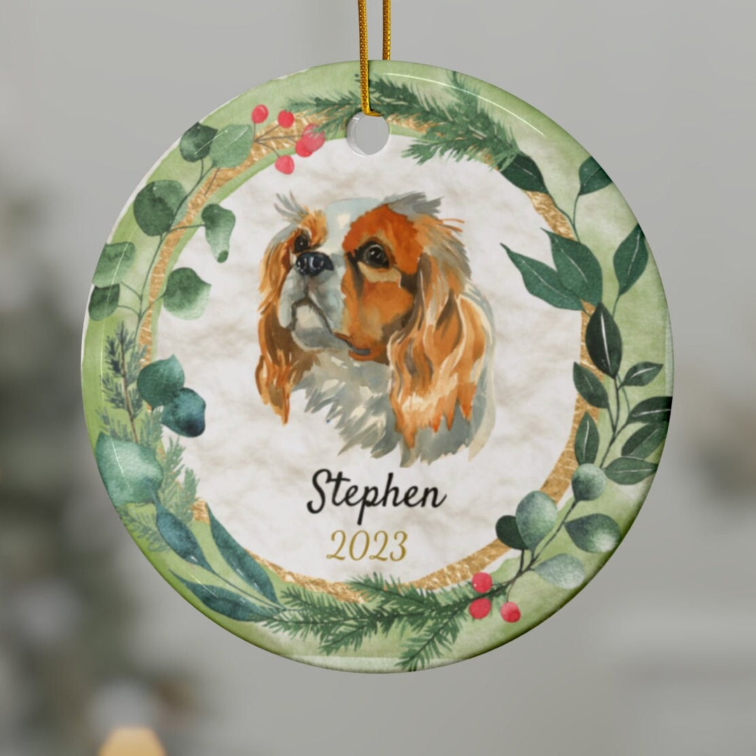 Cocker Spaniel Dog - Christmas Ornament, Ceramic, Funny Personalized, Tree Decoration