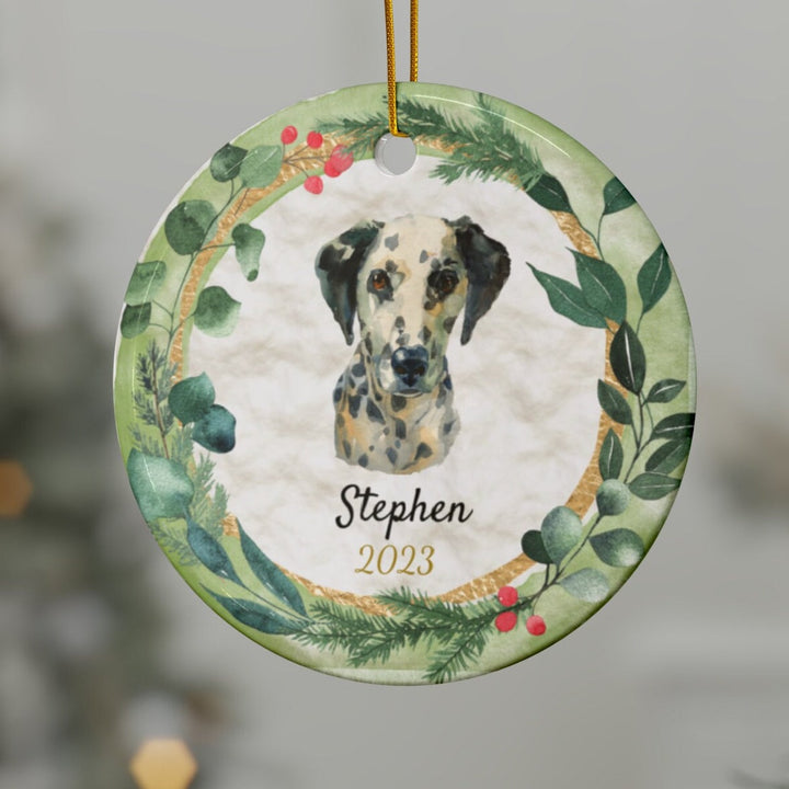 Dalmatian Dog - Christmas Ornament, Ceramic, Funny Personalized, Tree Decoration