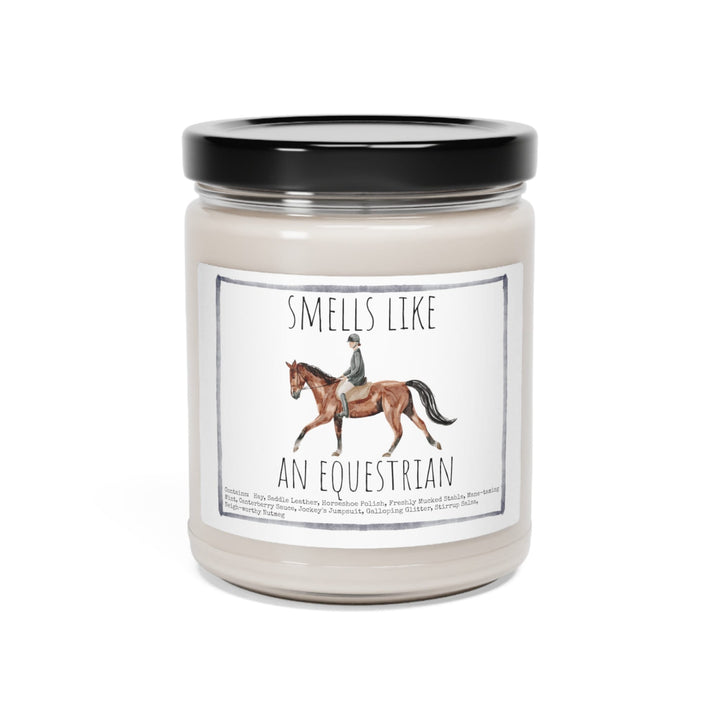 Horse Equestrian - 9oz Soy Candle, Birthday,  Friend, Birthday Gift, Men Women