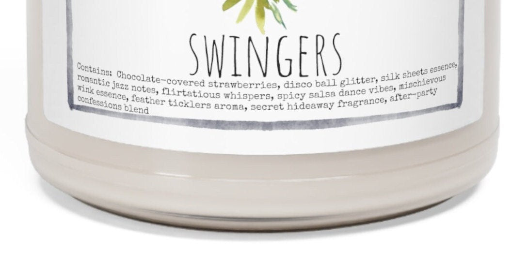 Pineapple Swinger - 9oz Soy Candle, Birthday,  Friend, Birthday Gift, Men Women