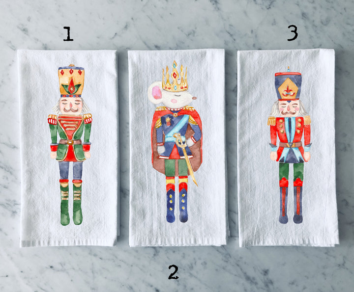 Nutcracker Christmas - Kitchen Tea Towel, Hand Dish, Housewarming, Funny, Friend, Gift 1Bs