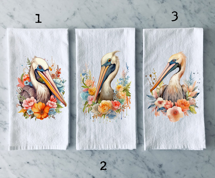 Pelican Louisiana - Kitchen Tea Towel, Hand Dish, Housewarming, Funny, Friend, Gift 1A