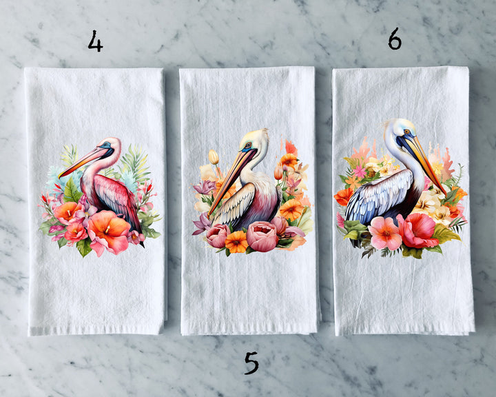 Pelican Louisiana - Kitchen Tea Towel, Hand Dish, Housewarming, Funny, Friend, Gift 1B