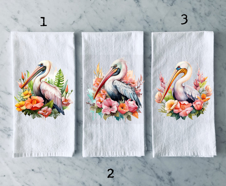 Pelican Louisiana - Kitchen Tea Towel, Hand Dish, Housewarming, Funny, Friend, Gift 1B