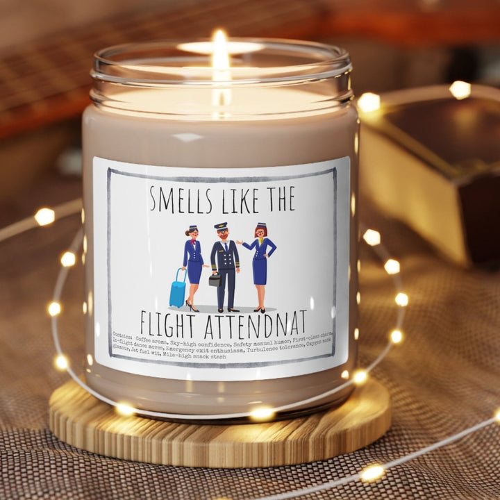 Flight Attendant - 9oz Soy Candle, Birthday,  Friend, Birthday Gift, Men Women