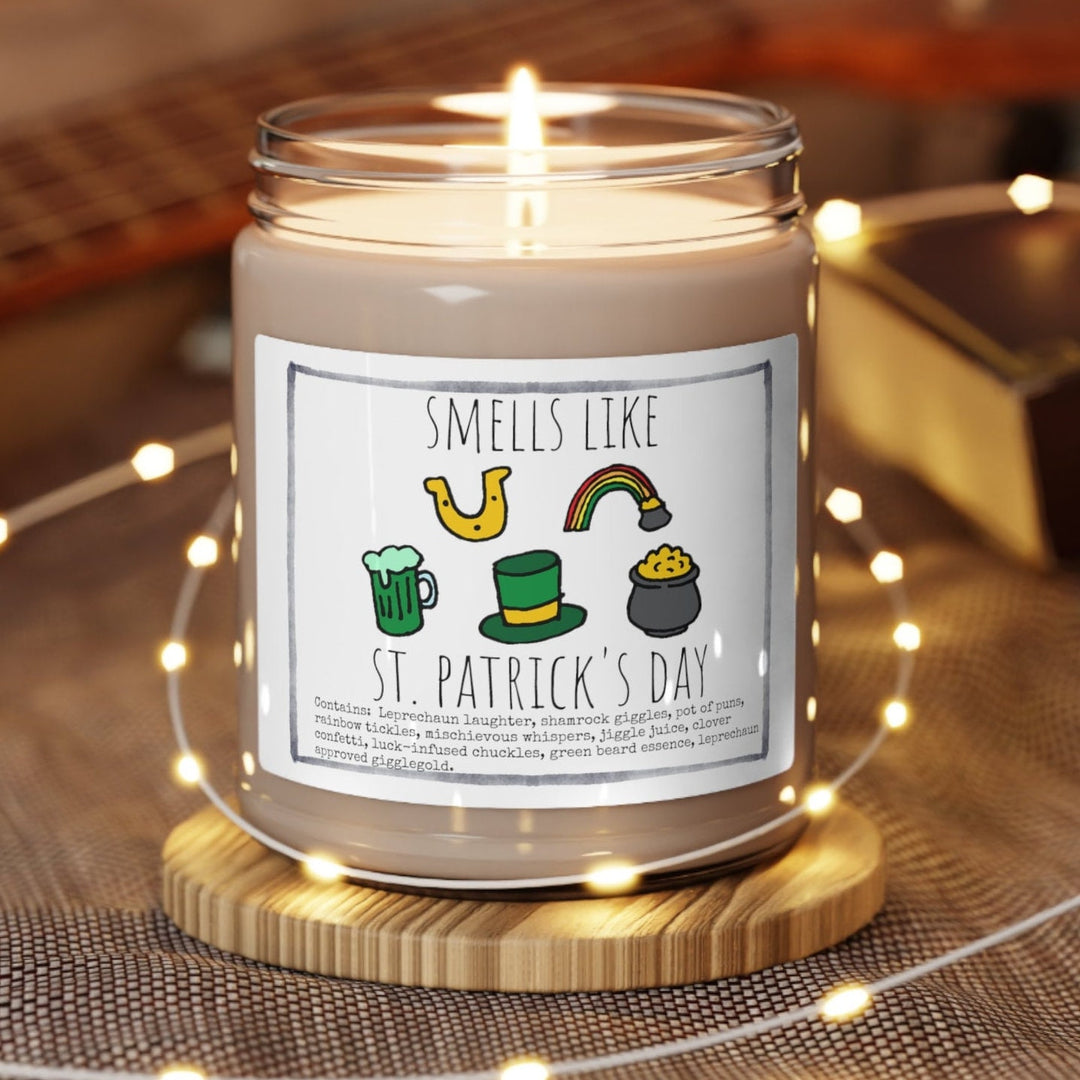 Irish St. Patricks - 9oz Soy Candle, Birthday,  Friend, Birthday Gift, Men Women 1C