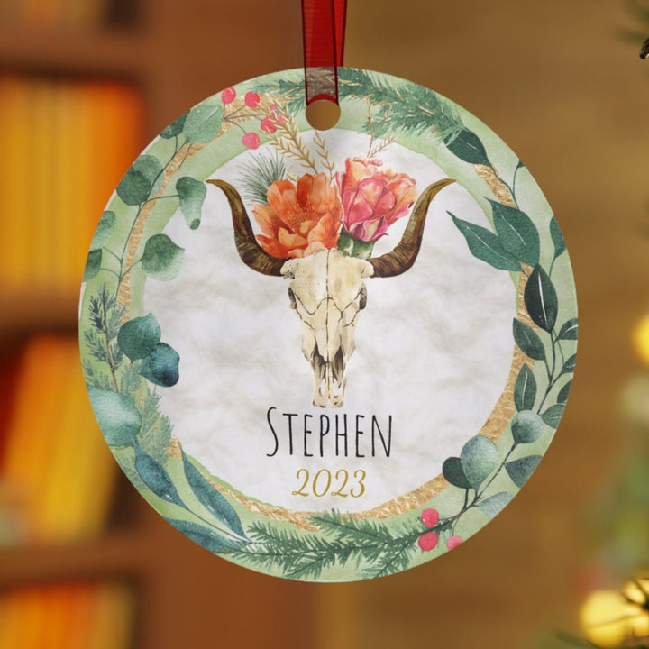 Cowgirl - Christmas Ornament, Ceramic, Funny Personalized, Tree Decoration 1A