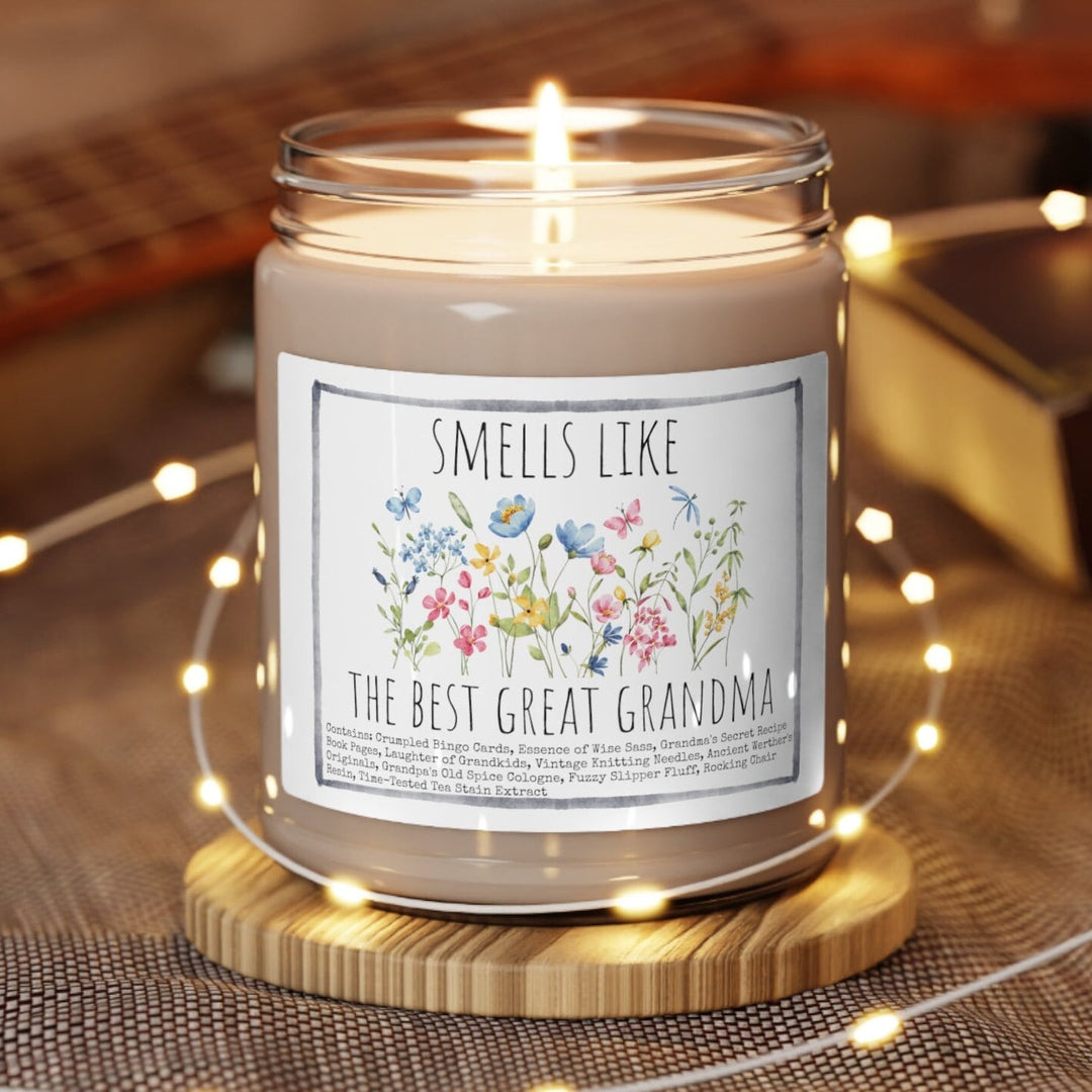 Great Grandma - 9oz Soy Candle, Birthday,  Friend, Birthday Gift, Men Women