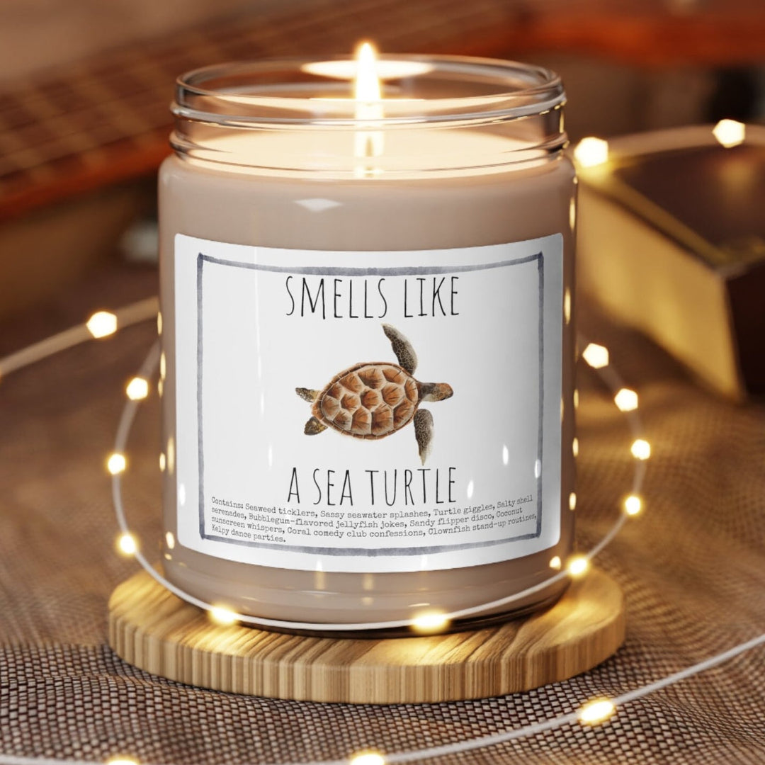 Sea Turtle - 9oz Soy Candle, Birthday,  Friend, Birthday Gift, Men Women