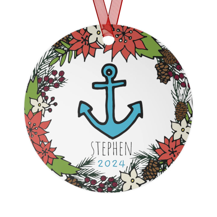 Nautical - Christmas Ornament, Ceramic, Funny Personalized, Tree Decoration