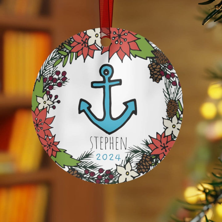 Nautical - Christmas Ornament, Ceramic, Funny Personalized, Tree Decoration